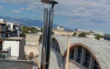 Καμινάδα Inox μονού τοιχώματος