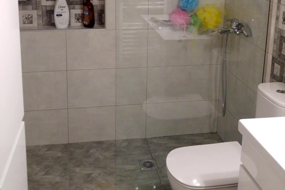 Ανακαίνιση μπάνιου με πλακάκια - Περιστέρι